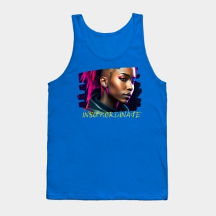 Insubordinate (punk hair girl) Tank Top